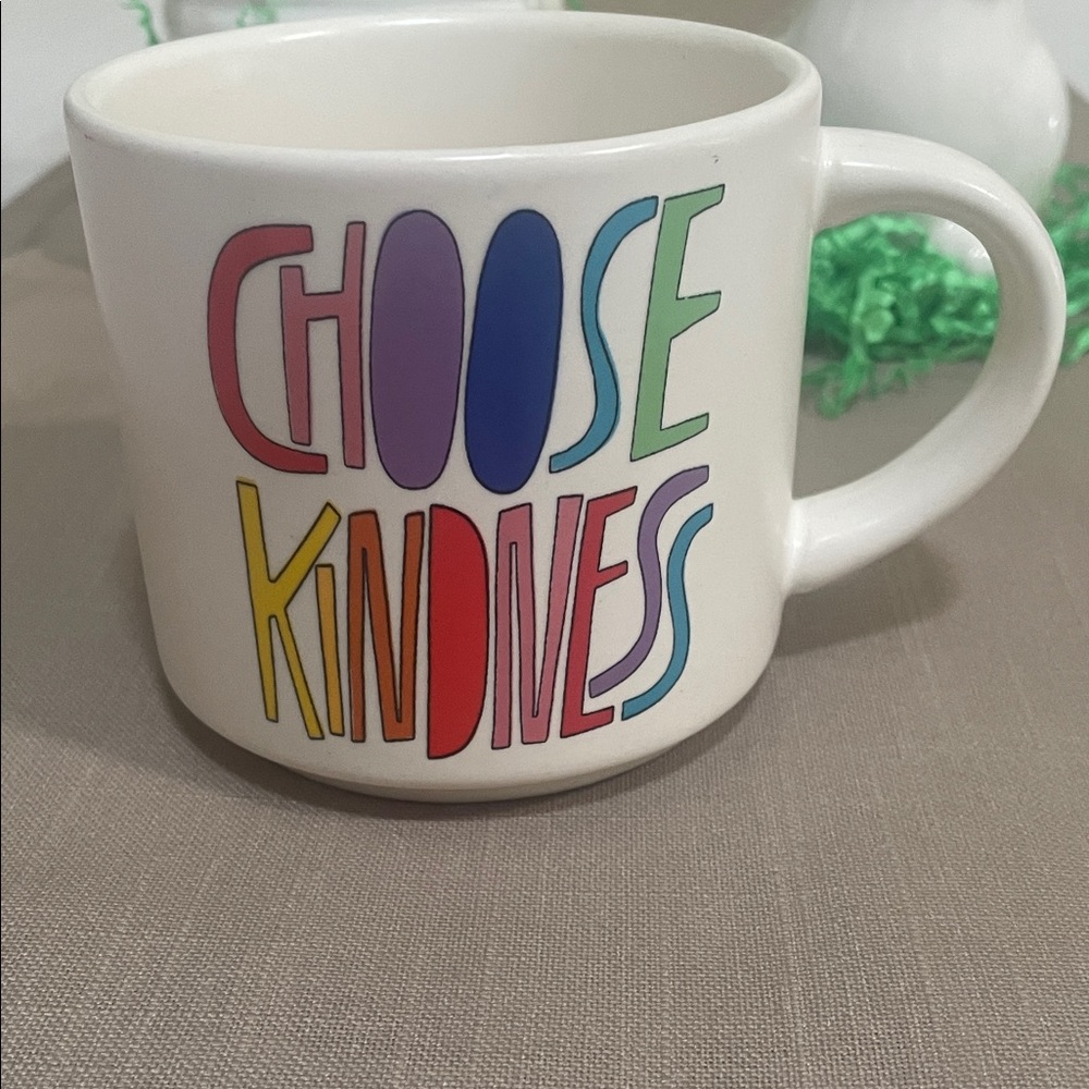 Scout White Ceramic Mug with Queer Eye Logo